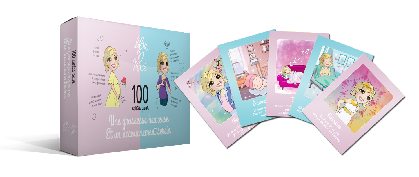 Pack Grossesse Heureuse ! Le livre + les 100 cartes