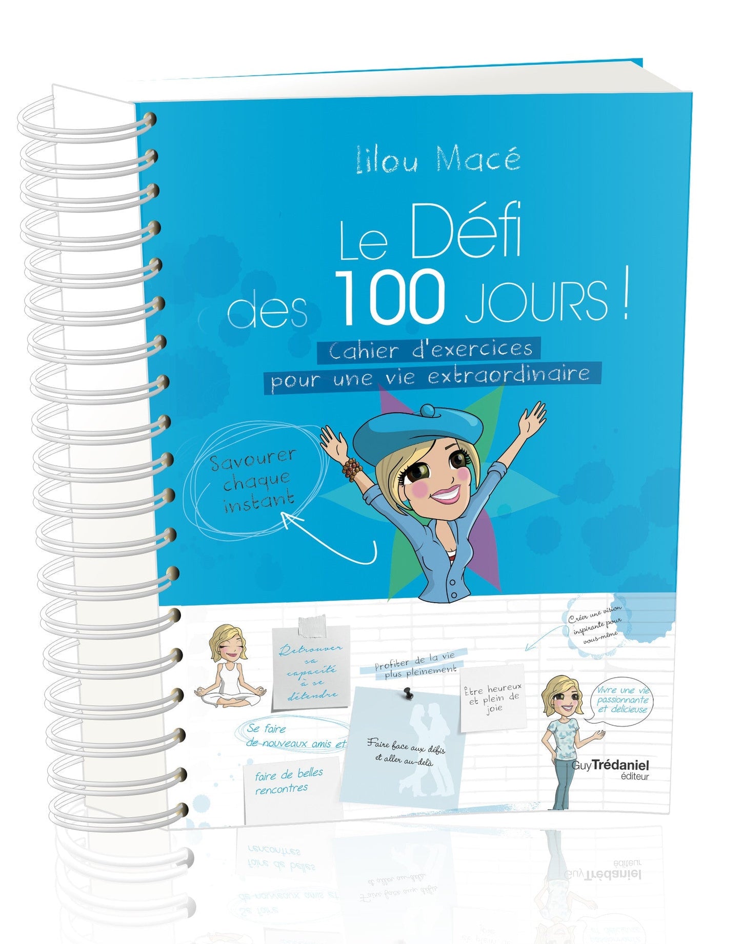 PACK Cahier d'exercices du Défi des 100 jours VIE EXTRAORDINAIRE  + Carnet de notes