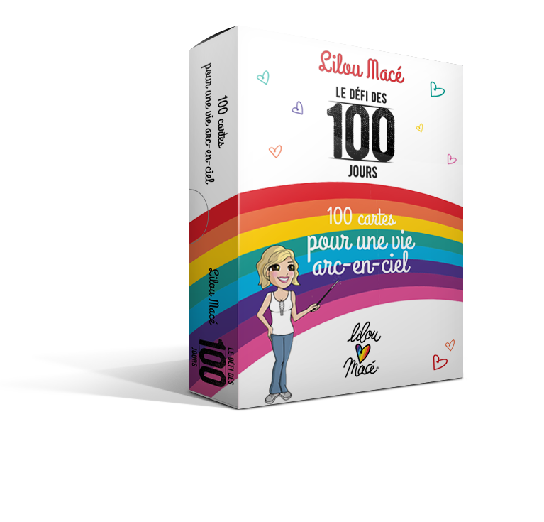 PACK Cahier d'exercices du Défi des 100 jours Alimentation Consciente  + Carnet de notes + 100 cartes Arc-en-ciel