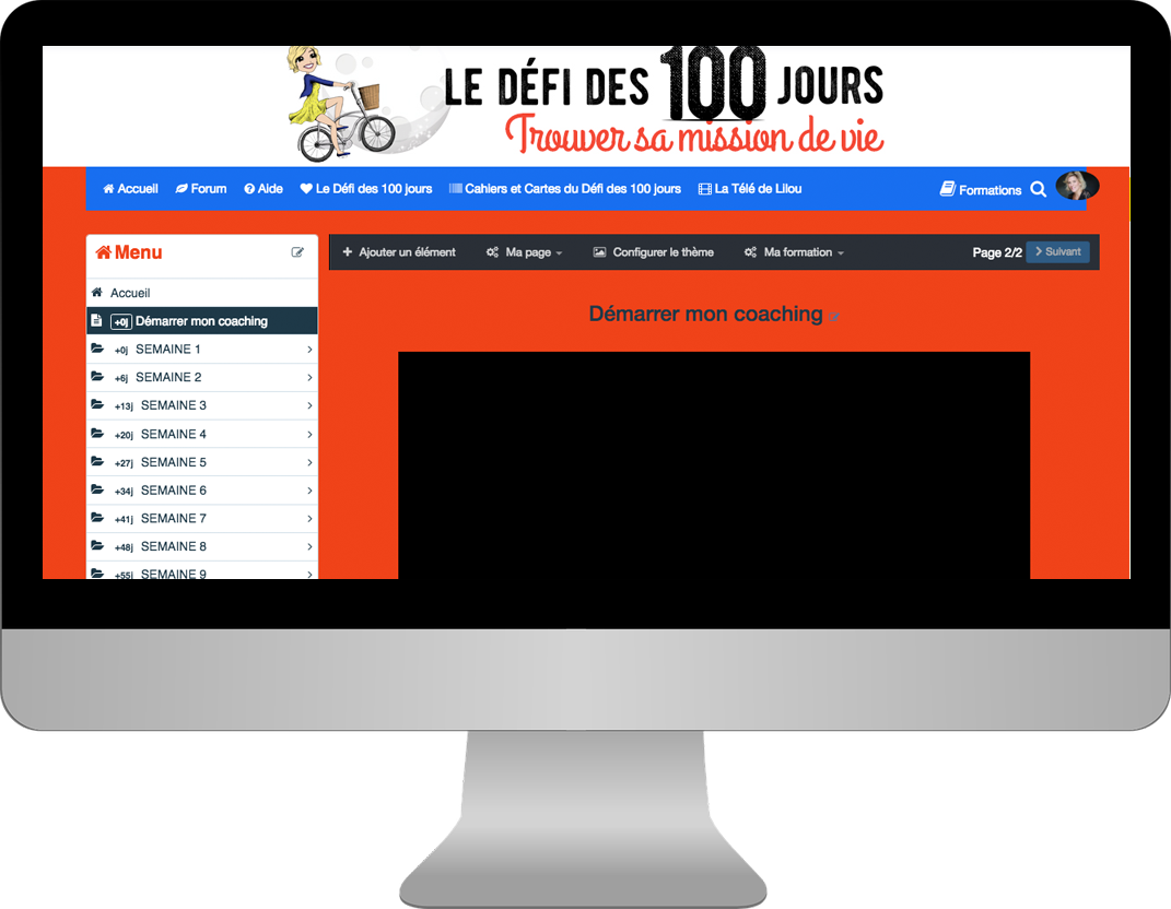 100 VIDÉOS DE COACHING Défi des 100 jours POUR TROUVER SA MISSION DE VIE de Lilou Macé